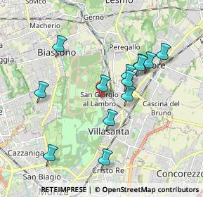 Mappa Via Giacomo Leopardi, 20853 Monza MB, Italia (1.74615)