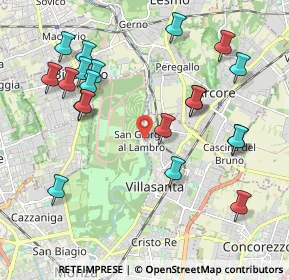 Mappa Via Giacomo Leopardi, 20853 Monza MB, Italia (2.2335)