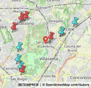 Mappa Via Giacomo Leopardi, 20853 Monza MB, Italia (2.43)