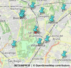 Mappa Via Giacomo Leopardi, 20853 Monza MB, Italia (2.31583)