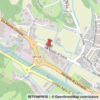 Mappa Via Maglio di Sopra, 17, 36073 Cornedo Vicentino, Vicenza (Veneto)