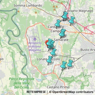 Mappa Via Cinque Martiri, 21010 Ferno VA, Italia (3.31154)