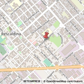 Mappa Via Antonio Gramsci,  37, 20027 Rescaldina, Milano (Lombardia)