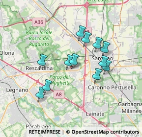 Mappa Via Giuseppe Mazzini, 21040 Uboldo VA, Italia (2.99583)