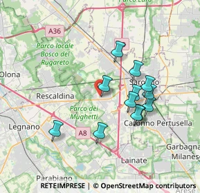 Mappa Via Giuseppe Mazzini, 21040 Uboldo VA, Italia (3.1225)