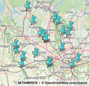 Mappa Via Giuseppe Mazzini, 21040 Uboldo VA, Italia (16.367)