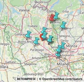 Mappa Via Giuseppe Mazzini, 21040 Uboldo VA, Italia (10.68333)