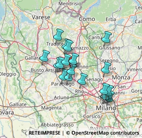 Mappa Via Giuseppe Mazzini, 21040 Uboldo VA, Italia (11.51737)