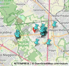 Mappa Via Giuseppe Mazzini, 21040 Uboldo VA, Italia (1.33)