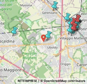 Mappa Via Giuseppe Mazzini, 21040 Uboldo VA, Italia (2.762)