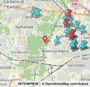 Mappa Via Ortigara, 21017 Samarate VA, Italia (2.4345)