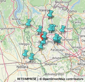 Mappa Via Ortigara, 21017 Samarate VA, Italia (10.67533)