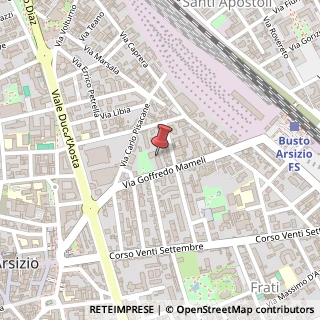 Mappa Via Mameli Goffredo, 15, 21052 Busto Arsizio, Varese (Lombardia)