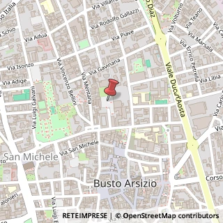 Mappa Via Landriani, 21052 Busto Arsizio, Varese (Lombardia)