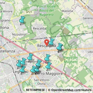 Mappa Via Bassetti, 20027 Rescaldina MI, Italia (2.31643)