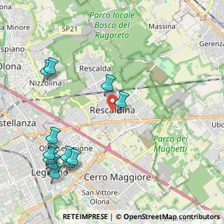 Mappa Via Bassetti, 20027 Rescaldina MI, Italia (2.61583)