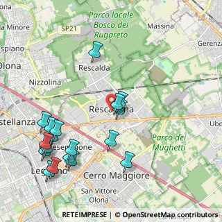 Mappa Via Bassetti, 20027 Rescaldina MI, Italia (2.37389)