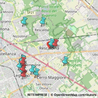 Mappa Via Bassetti, 20027 Rescaldina MI, Italia (2.34333)
