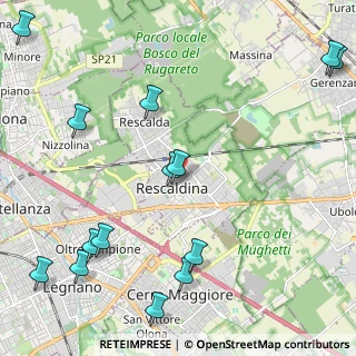 Mappa Via della Vittoria, 20027 Rescaldina MI, Italia (2.92714)
