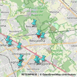 Mappa Via della Vittoria, 20027 Rescaldina MI, Italia (2.57)