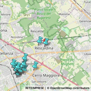 Mappa Via della Vittoria, 20027 Rescaldina MI, Italia (3.21167)