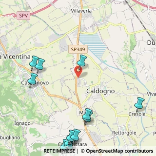 Mappa Via Ugo Foscolo, 36030 Caldogno VI, Italia (3.11615)