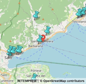 Mappa Piazza Wimmer, 25083 Gardone Riviera BS, Italia (2.93077)