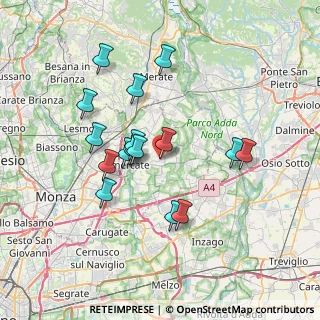 Mappa Via Giuseppe Garibaldi, 20882 Bellusco MB, Italia (6.50688)