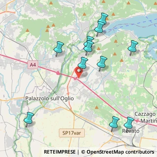Mappa Piazzale Parroci Tonoletti, 25036 Palazzolo sull'Oglio BS, Italia (4.68727)
