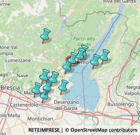 Mappa Piazza Marconi, 25083 Gardone Riviera BS, Italia (11.53154)