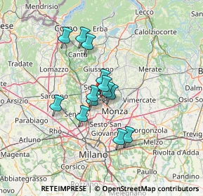 Mappa Via S. Gennaro, 20832 Desio MB, Italia (9.81308)