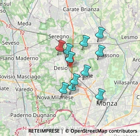 Mappa Via S. Gennaro, 20832 Desio MB, Italia (2.59545)