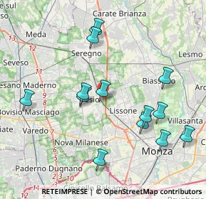 Mappa Via S. Gennaro, 20832 Desio MB, Italia (4.08154)