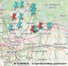 Mappa Strada Comunale per Busnago, 20874 Busnago MB, Italia (15.06429)