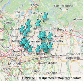 Mappa Strada Comunale per Busnago, 20874 Busnago MB, Italia (10.486)