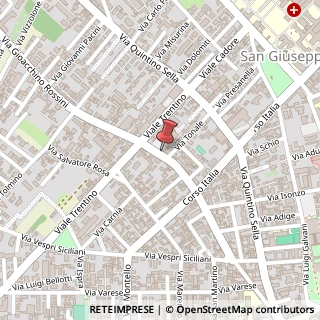 Mappa Via Gioacchino Rossini, 26, 21052 Busto Arsizio, Varese (Lombardia)