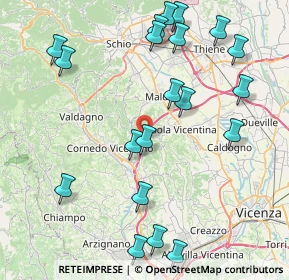 Mappa Via Montepulgo, 36073 Malo VI, Italia (9.6615)