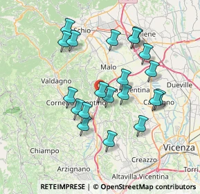 Mappa Via Montepulgo, 36073 Malo VI, Italia (6.767)