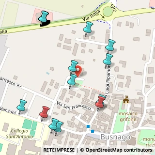 Mappa Via Str. Vecchia, 20874 Busnago MB, Italia (0.16786)