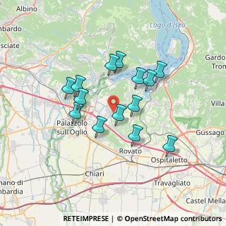Mappa 25030 Adro BS, Italia (5.83286)