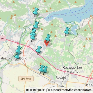Mappa 25030 Adro BS, Italia (4.005)