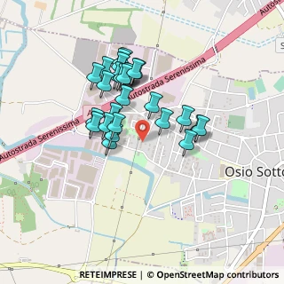 Mappa Via Colombo Cristoforo, 24046 Osio Sotto BG, Italia (0.36667)