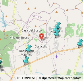 Mappa Orbello, 13060 Roasio VC, Italia (3.51769)
