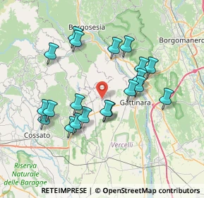 Mappa Orbello, 13060 Roasio VC, Italia (6.9455)