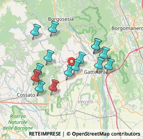 Mappa Orbello, 13060 Roasio VC, Italia (6.292)