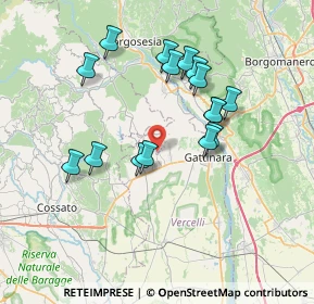 Mappa Orbello, 13060 Roasio VC, Italia (6.60563)