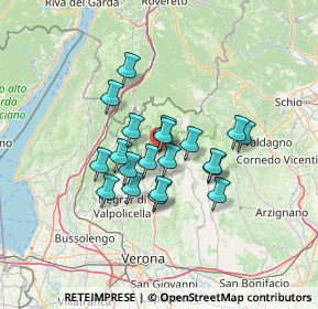 Mappa Via C. Ederle, 37021 Bosco Chiesanuova VR, Italia (9.969)