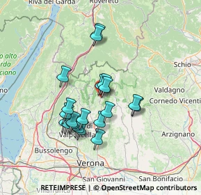 Mappa Via C. Ederle, 37021 Bosco Chiesanuova VR, Italia (11.747)