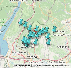 Mappa Via C. Ederle, 37021 Bosco Chiesanuova VR, Italia (9.8515)