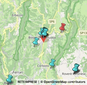 Mappa Via C. Ederle, 37021 Bosco Chiesanuova VR, Italia (2.621)